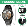 Custom Family Photo Men's Wrist Watch Father's Day Gift HA75 892332