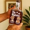 Custom Dog Photo The Dog Father Whiskey Bottle Gift For Father's Day LM32 893661