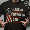 Personalized Legend, Husband, Dad And Grandpa Dark Shirt Gift For Dad, Father's Day HO82 902502