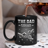 Custom Name The Dad Squad Fist Bump Black Mug - Personalized Father’s Day Gift HO82 902604