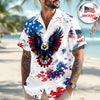 Custom Name American Pride Patriotic 250th Anniversary Eagle Hawaii Shirt HA75 920888
