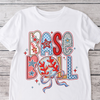Brushstroke Baseball Mom Coquette Family Bright Shirt HO82 893544