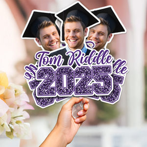 Custom Photo Class of 2025 Graduation Face Fans Graduation Party Decor Gift HA75 892004
