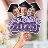 Custom Photo Class of 2026 Graduation Face Fans Graduation Party Decor Gift HA75 892004