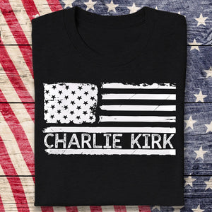 Charlie Kirk Memorial Dark Shirt HA75 644115