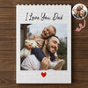 Custom Photo I Love You Dad Happy Father's Day Building Block CH07 910780-2