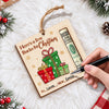 Personalized Christmas with Gift Box Wooden DIY Money Holder Ornament HO82 904224