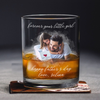Custom Photo Forever Your Little Girl & Dad Christmas Print Rock Glass TA29 HO82 890488