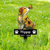 Custom Dog Cat Sunflower Memorial Garden Stake CH07 180198