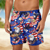 USA 250 Anniversary Eagle 1776-2026 Patriotic Beach Short HA75 920648