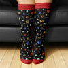 Custom Photo This Human Belongs To Dog Cat Crew Socks HA75 897616