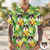 Custom Pet Face Tropical Hawaiian Shirt Pet Lover Summer Gift CH07 911244
