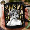 Personalized Vintage Photo Dad, Mom Black Mug - Family Gift HA75 921582