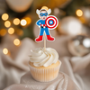 Custom Superheroes Photo Cupcake Toppers Peronalized Birthday Gift CH07 895348