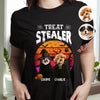 Custom Photo Dog Treat Stealer Halloween Dark Shirt HA75 897648