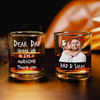 Custom Photo Dear Dad I Am Awesome Custom Photo Print Rock Glass CH07 895808