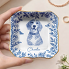 Custom Dog Cat Toile De Jouy Pet Ring Dish For Pet Lover Gift LM32 899679