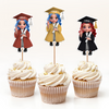 Graduation Class 2025 Cupcake Toppers Personalized Gift HO82 893772
