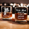 Custom Photo Dear Dad I Am Awesome Custom Photo Engraved Rock Glass CH07 895738