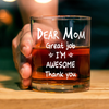 Custom Photo Dear Dad I Am Awesome Custom Photo Print Rock Glass CH07 895808