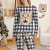 Custom Cat Face Photo With Christmas Accesories Sleepwear CH07 899250