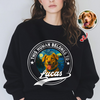 Custom Photo This Human Belongs To Dog Van Gogh Style Dark Shirt HA75 897216