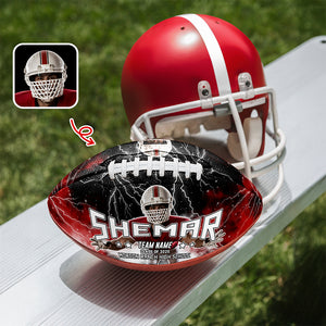 Custom Photo, Text And Color Football Ball Gift For Football Lover CH07 895516