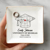 Custom Map Jewelry Dish Personalized Graduation Gift HO82 901614