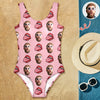 Custom Face With Red Lips Swimsuit Gift For Her LM32 899867