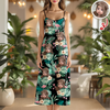 Custom Human Photo Tropical Vacation Aloha Hawaii Cami Maxi Dress HO82 901978