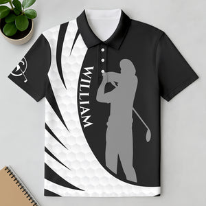 Personalized I Made A Bogey On Every Hole Funny Golf Polo Shirt, Simple Golf Shirt Design With Sayings HO82 900822