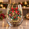 Personalized Christmas Stemless Wine Glass Gift For Family CH07 180970