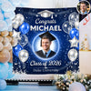 Custom Photo Graduation Party Backdrop – Personalized Celebration Decor HO82 902002