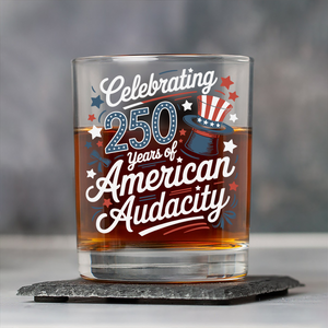 250 Years America 250th Anniversary USA 4th of July Whiskey Glass HO82 894814