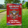 Custom Family Name God Bless America 1776-2026 250 Years Garden Flag LM32 899717