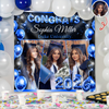 Custom Photo Congrats 2026 Graduation Balloons Backdrop HA75 920468
