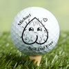 Custom Name Best Dad Ever Funny Golf Ball Gift For Golf Lovers TH10 169783