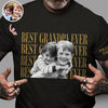 Personalized Vintage Photo Best Dad Mom Ever Short Sleeve Print Shirt HA75 921588