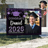 Personalized Congrats Class Of 2026 Yard Sign Party Decor for Graduate CH07 910708