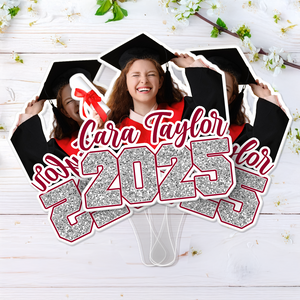 Custom Photo Class of 2025 Graduation Face Fans Graduation Party Decor Gift HA75 892004