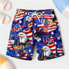 USA 250 Anniversary Eagle 1776-2026 Patriotic Beach Short HA75 920648