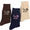 Personalized Name Senior - Class of 2027 Embroidered Socks HA75 922094