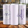 Custom Name Beach Icon Skinny Tumbler - Personalized Summer Party Cup HO82 902992