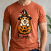 Custom Dog Breeds Halloween Dog Confort Cute Dog Witch Pumpkin Puppy Shirt CH07 180174