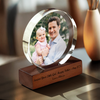 Custom Photo Forever Your Little Girl - Happy Father's Day Round Acrylic Frame Block HA75 892492