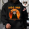 Dog Mom Dark Night - Custom Dog Halloween Photo Dark Shirt Gift For Dog Lovers CH07 899438