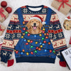 Custom Photo Dog Cat Personalized Christmas Ugly Sweater - Gifts For Dog Cat Lovers HA75 919512