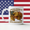 United States Of America 250th Anniversary White Mug HA75 898046