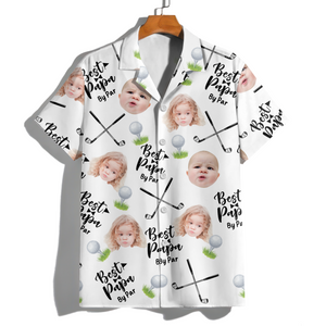 Custom Photo Best Dad By Par Hawaii Shirt CH07 895752