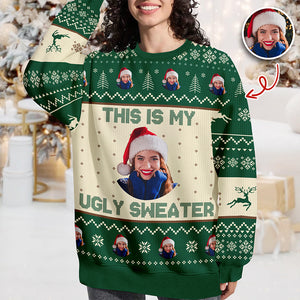 Custom Photo This Is My Ugly Sweater Christmas Gift For Yourself HO82 900246